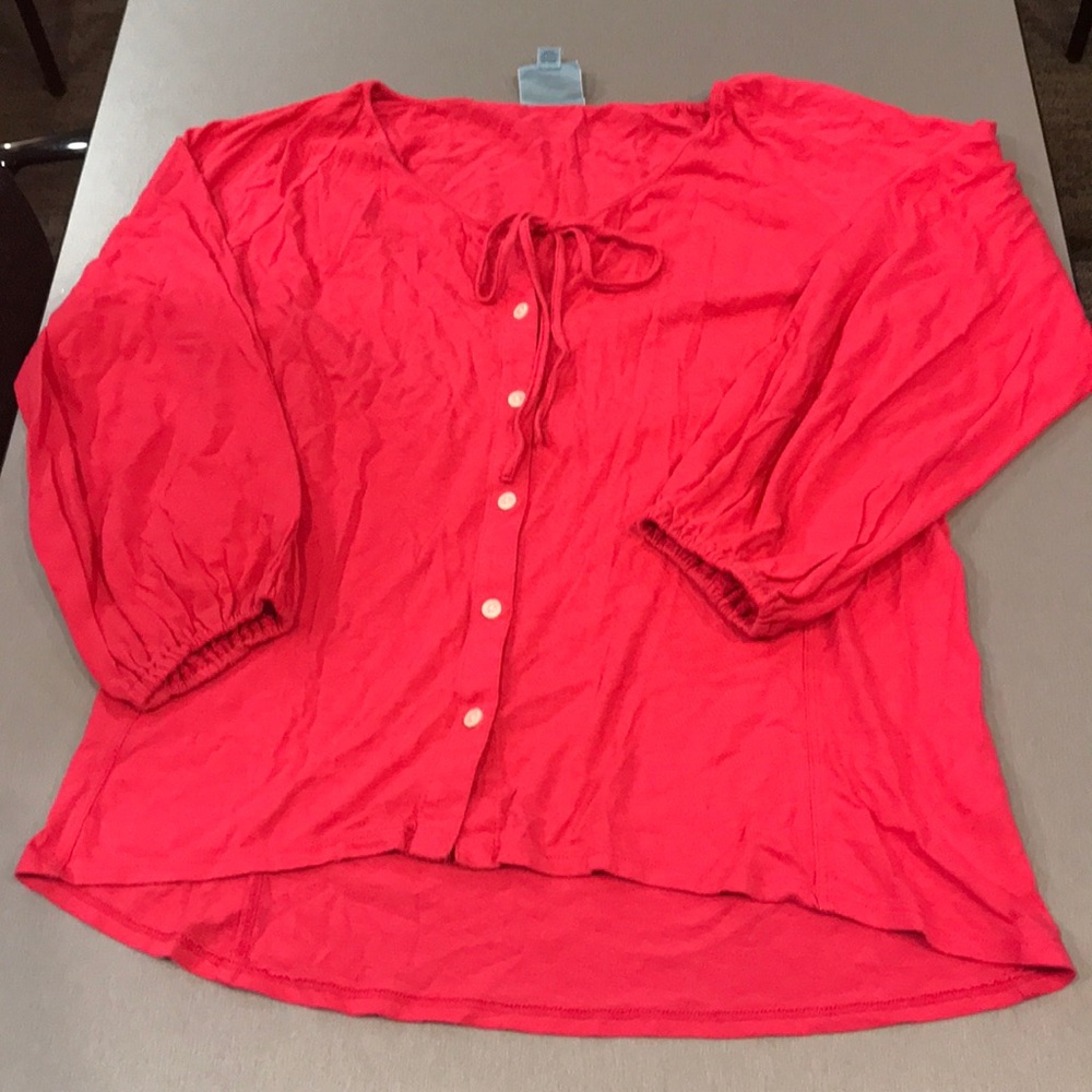 Pink Comfy Button Down